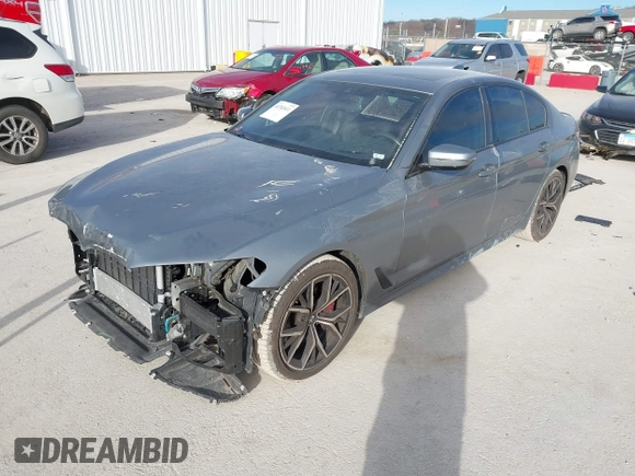 2023 BMW 5 Series 530i xDrive with VIN WBA13BJ04PCL98504, listed as a IAAI auction lot 41702411 with 27,830 mi miles and . Bid and sale history available at DreamBid. Image 18.