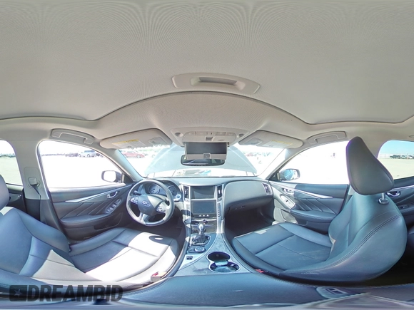 2017 Infiniti Q50 Signature Edition with VIN JN1EV7AP3HM741567, listed as a Copart auction lot 50810775 with 147,330 mi miles and Salvage Title. Bid and sale history available at DreamBid. Image 13.