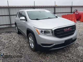 2019 GMC Acadia SLE with VIN 1GKKNKLA9KZ105777, listed as a IAAI auction lot 41711704 with 133,985 mi miles. Bid and sale history available at carsss.com. Image 1.