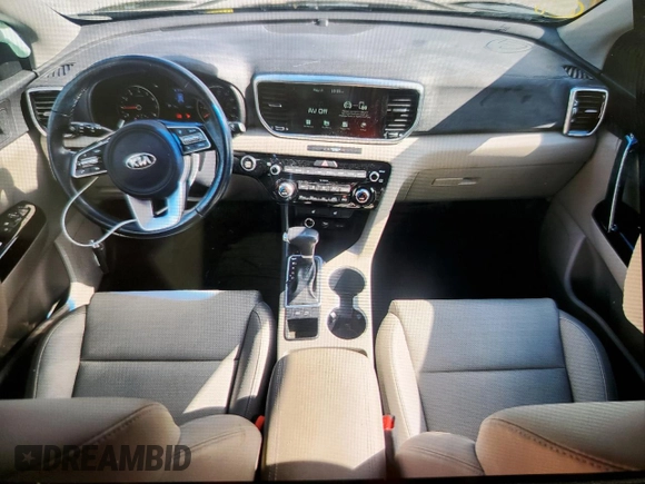 2022 Kia Sportage EX with VIN KNDPN3AC6N7975479, listed as a Copart auction lot 56774835 with 7,442 mi miles and Salvage title. Bid and sale history available at DreamBid. Image 8.