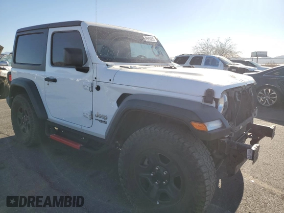 2020 Jeep Wrangler Sport S с VIN 1C4GJXAG4LW140067, выставлен на аукционе Copart как лот 89398295 с пробегом 34 651 миль миль и Списание • Salvage title. История ставок и продаж доступна на DreamBid. Изображение 4.