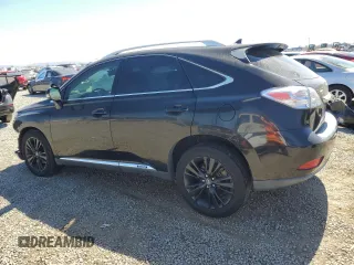 2011 Lexus RX 450h with VIN JTJBC1BAXB2034849, listed as a Copart auction lot 62915265 with 168,558 mi miles and Salvage title. Bid and sale history available at DreamBid. Image 2.