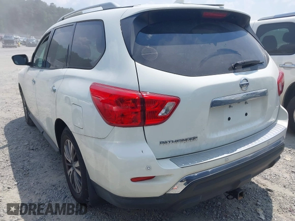 2020 Nissan Pathfinder S with VIN 5N1DR2AN9LC633091, listed as a IAAI auction lot 42595822 with 73,150 mi miles and . Bid and sale history available at DreamBid. Image 3.