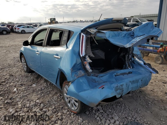 2015 Nissan LEAF SV with VIN 1N4AZ0CP7FC314549, listed as a Copart auction lot 71839493 with 79,430 mi miles. Bid and sale history available at carsss.com. Image 2.