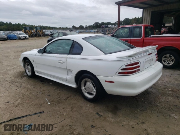 1995 Ford Mustang with VIN 1FALP4045SF181301, listed as a Copart auction lot 72989824 with 242,669 mi miles and Salvage Title. Bid and sale history available at carsss.com. Image 2.