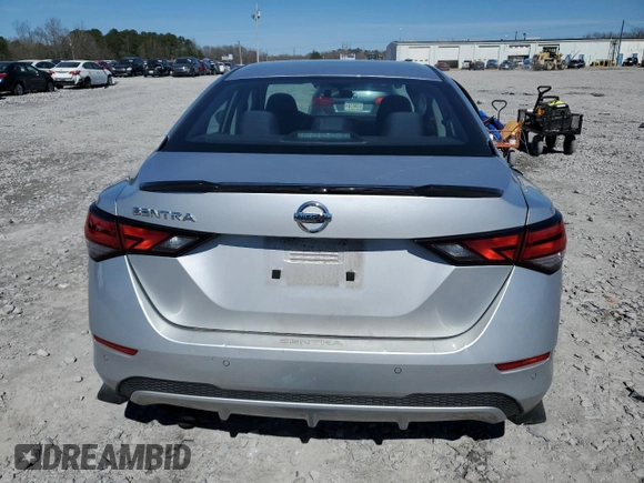 2020 Nissan Sentra S with VIN 3N1AB8BV4LY278841, listed as a Copart auction lot 46375875 with 62,974 mi miles and Salvage Title. Bid and sale history available at carsss.com. Image 6.