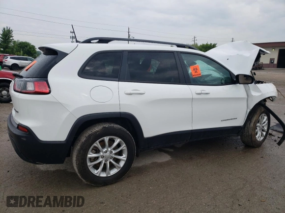 2022 Jeep Cherokee Latitude Lux with VIN 1C4PJMMX2ND549970, listed as a Copart auction lot 58895375 with Not provided miles and Salvage title. Bid and sale history available at DreamBid. Image 3.