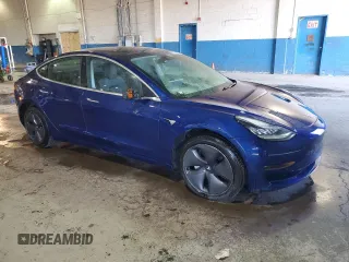 2019 Tesla Model 3 Long Range with VIN 5YJ3E1EB5KF452772, listed as a Copart auction lot 49033245 with 61,753 mi miles and Clean Title. Bid and sale history available at DreamBid. Image 4.
