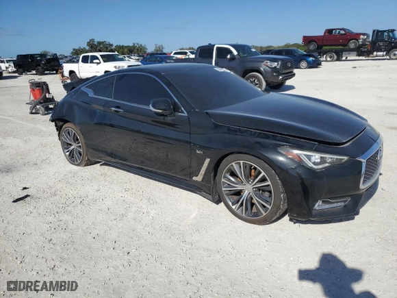 2017 Infiniti Q60 3.0t Premium with VIN JN1EV7EK1HM362520, listed as a Copart auction lot 84832584 with 74,513 mi miles and Clean Title. Bid and sale history available at carsss.com. Image 4.