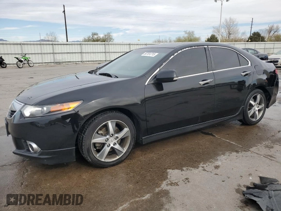 2012 Acura TSX Special Edition with VIN JH4CU2E89CC023354, listed as a Copart auction lot 50761215 with 160,383 mi miles and Salvage title. Bid and sale history available at DreamBid. Image 1.