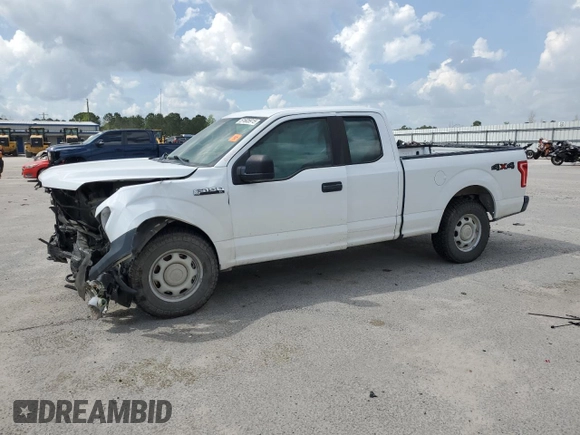 2017 Ford F-150 XL with VIN 1FTEX1E84HFA89246, listed as a Copart auction lot 51605915 with 98,702 mi miles and Salvage title. Bid and sale history available at DreamBid. Image 1.
