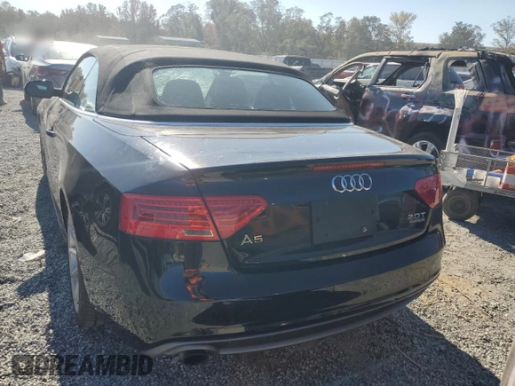 2016 Audi A5 Premium with VIN WAUD2AFHXGN005747, listed as a Copart auction lot 75031624 with 49,068 mi miles and Salvage title. Bid and sale history available at DreamBid. Image 6.