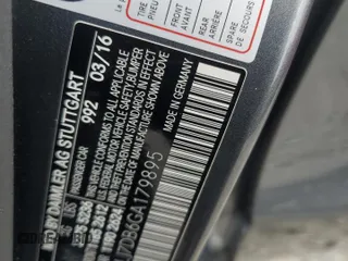 2016 Mercedes-Benz CLS with VIN WDDLJ7DB6GA179895, listed as a Copart auction lot 81382724 with 0 mi miles and Salvage Title. Bid and sale history available at carsss.com. Image 13.