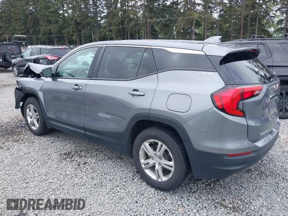 2019 GMC Terrain SLE with VIN 3GKALTEV1KL379523, listed as a IAAI auction lot 42136431 with 65,396 mi miles and . Bid and sale history available at carsss.com. Image 3.