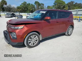 2020 Kia Soul LX with VIN KNDJ23AU3L7096431, listed as a Copart auction lot 43965265 with 54,768 mi miles and Salvage Title. Bid and sale history available at carsss.com. Image 1.