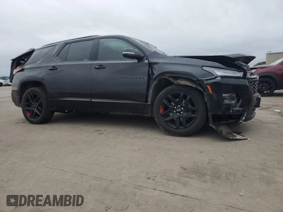2022 Chevrolet Traverse Premier with VIN 1GNERKKW2NJ104197, listed as a Copart auction lot 71383014 with 115,524 mi miles and Salvage title. Bid and sale history available at DreamBid. Image 4.