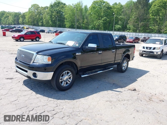 2007 Ford F-150 XLT with VIN 1FTPW14507FB71637, listed as a IAAI auction lot 42080446 with 224,256 mi miles. Bid and sale history available at carsss.com. Image 2.