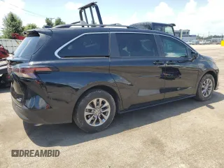 2023 Toyota Sienna LE with VIN 5TDKRKEC3PS153363, listed as a Copart auction lot 61843745 with 36,575 mi miles and Salvage title. Bid and sale history available at DreamBid. Image 3.