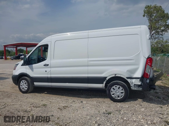 2019 Ford Transit with VIN 1FTYR2CM8KKA88497, listed as a IAAI auction lot 38875548 with 34,137 mi miles. Bid and sale history available at carsss.com. Image 14.