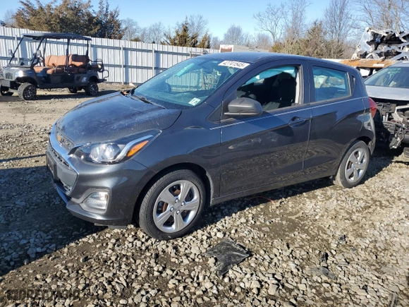 2020 Chevrolet Spark LS with VIN KL8CB6SA0LC455555, listed as a Copart auction lot 42741545 with 0 mi miles and Salvage Title. Bid and sale history available at carsss.com. Image 1.