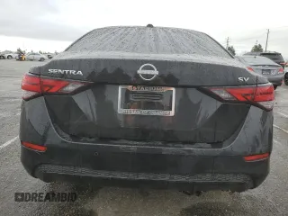 2024 Nissan Sentra SV with VIN 3N1AB8CV9RY295058, listed as a Copart auction lot 48817195 with 8,539 mi miles and Salvage Title. Bid and sale history available at carsss.com. Image 6.
