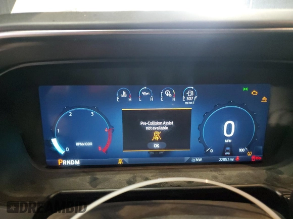 2024 Ford F-350 XL with VIN 1FT8W3BM0REC88847, listed as a Copart auction lot 59127545 with 22,115 mi miles and Salvage title. Bid and sale history available at DreamBid. Image 9.