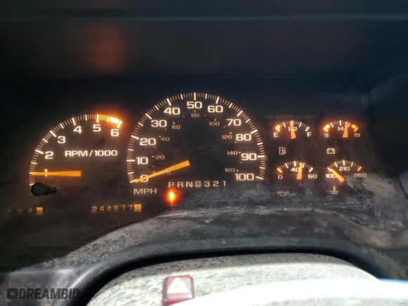 1996 GMC Sierra 2500 with VIN 1GTGC29R9TE545365, listed as a Copart auction lot 83638304 with 244,677 mi miles and Clean Title. Bid and sale history available at carsss.com. Image 9.