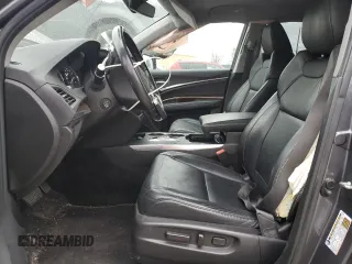 2017 Acura MDX Technology with VIN 5FRYD4H52HB017389, listed as a Copart auction lot 49911175 with 89,676 mi miles and Salvage Title. Bid and sale history available at DreamBid. Image 7.