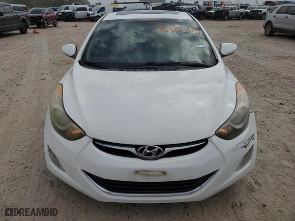 2012 Hyundai Elantra GLS PZEV with VIN 5NPDH4AE3CH123942, listed as a Copart auction lot 48427165 with 105,483 mi miles and Salvage Title. Bid and sale history available at carsss.com. Image 5.