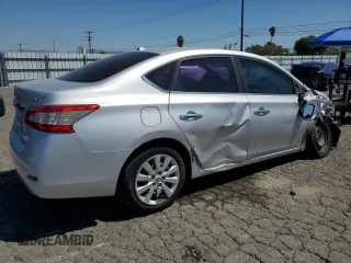 2015 Nissan Sentra SV with VIN 3N1AB7AP6FL678964, listed as a Copart auction lot 54917385 with 105,083 mi miles and Salvage Title. Bid and sale history available at DreamBid. Image 3.