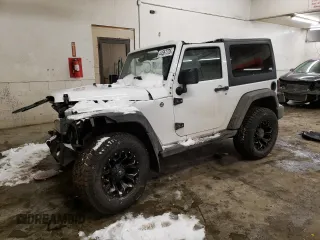 2017 Jeep Wrangler Sport with VIN 1C4GJWAG6HL601059, listed as a Copart auction lot 44557735 with Not Provided miles and Salvage Title. Bid and sale history available at DreamBid. Image 1.
