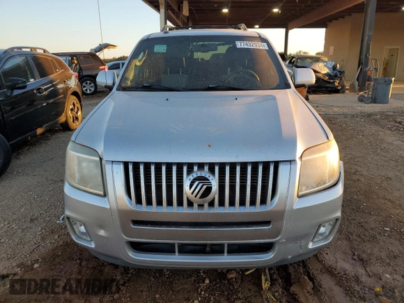 2010 Mercury Mariner Premier with VIN 4M2CN9HG6AKJ00320, listed as a Copart auction lot 77432934 with 201,699 mi miles and Salvage Title. Bid and sale history available at carsss.com. Image 5.