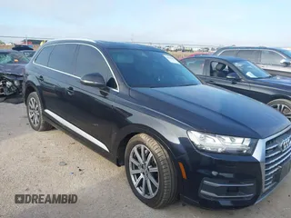 2018 Audi Q7 Premium Plus z VIN WA1LAAF75JD054810, wystawiony jako IAAI lot #42049892 z przebiegiem 43 297 mil mil oraz . Historia ofert i sprzedaży dostępna na DreamBid. Obrazek 1.