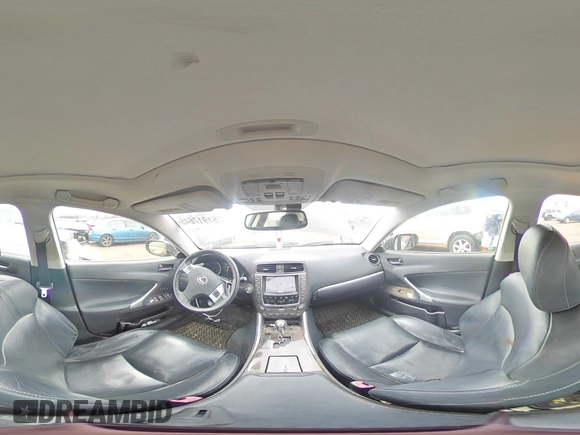 2012 Lexus IS 250 with VIN JTHCF5C21C5054645, listed as a Copart auction lot 51917645 with 286,075 mi miles and Salvage Title. Bid and sale history available at DreamBid. Image 13.