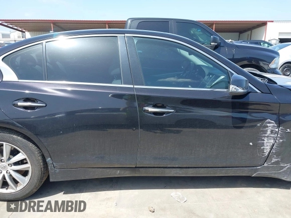 2015 Infiniti Q50 Sport with VIN JN1BV7AP9FM345496, listed as a IAAI auction lot 42700881 with 148,447 mi miles and . Bid and sale history available at DreamBid. Image 12.