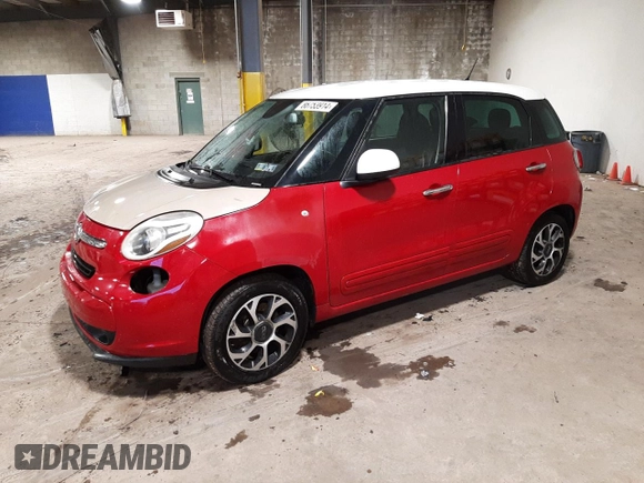2015 FIAT 500L Easy with VIN ZFBCFABH3FZ034171, listed as a Copart auction lot 86753914 with 79,336 mi miles and Salvage title. Bid and sale history available at DreamBid. Image 1.