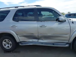 2002 Toyota Sequoia SR5 with VIN 5TDZT34A32S113234, listed as a IAAI auction lot 42086627 with 282,821 mi miles and . Bid and sale history available at carsss.com. Image 13.