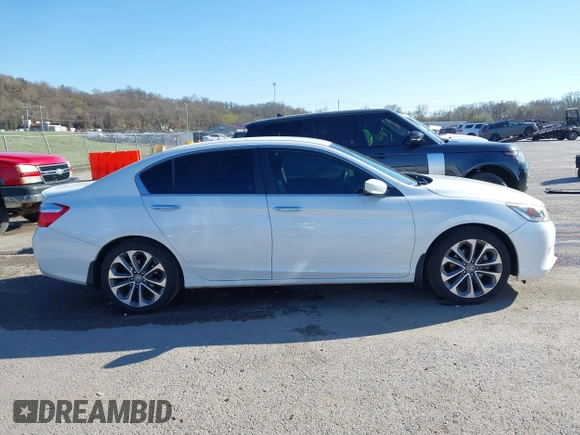 2015 Honda Accord Sport with VIN 1HGCR2F55FA200569, listed as a IAAI auction lot 41843146 with 97,655 mi miles and . Bid and sale history available at DreamBid. Image 13.