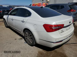 2015 Kia Cadenza Premium with VIN KNALN4D76F5195351, listed as a Copart auction lot 72582884 with 154,080 mi miles and Salvage Title. Bid and sale history available at carsss.com. Image 2.