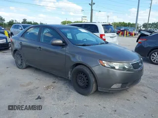 2012 Kia Forte EX with VIN KNAFU4A26C5586892, listed as a IAAI auction lot 41955870 with 170,364 mi miles. Bid and sale history available at carsss.com. Image 1.