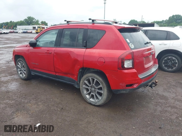 2017 Jeep Compass Sport with VIN 1C4NJCBA8HD166880, listed as a IAAI auction lot 42593173 with 110,397 mi miles and . Bid and sale history available at DreamBid. Image 3.