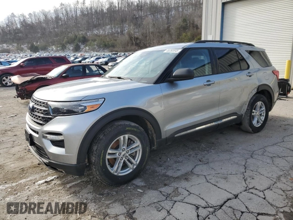 2022 Ford Explorer XLT with VIN 1FMSK8DH2NGB06154, listed as a Copart auction lot 45265545 with 93,803 mi miles and Salvage Title. Bid and sale history available at DreamBid. Image 1.