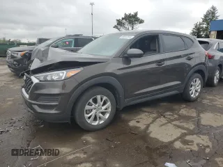 2020 Hyundai Tucson SE z VIN KM8J23A41LU154467, wystawiony jako Copart lot #56912515 z przebiegiem 58 735 mil mil oraz Szkoda całkowita • Salvage title. Historia ofert i sprzedaży dostępna na DreamBid. Obrazek 1.
