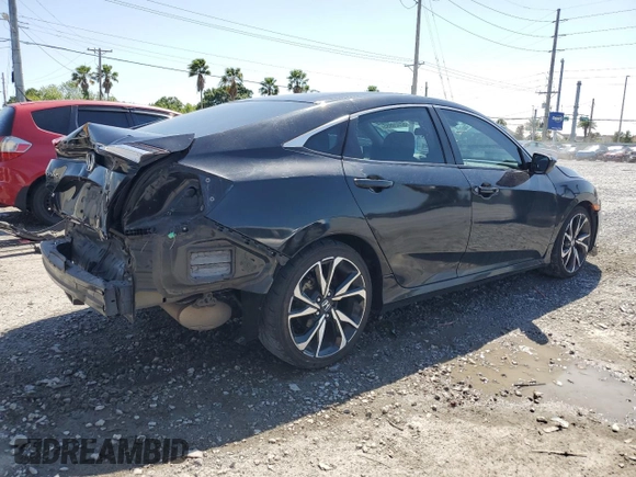 2021 Honda Civic Sport with VIN 2HGFC2F83MH556056, listed as a Copart auction lot 52320955 with 89,682 mi miles and Non Repairable. Bid and sale history available at DreamBid. Image 3.