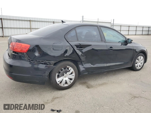 2014 Volkswagen Jetta SE with VIN 3VWD17AJ2EM381057, listed as a Copart auction lot 54267475 with 187,770 mi miles and Salvage title. Bid and sale history available at DreamBid. Image 3.