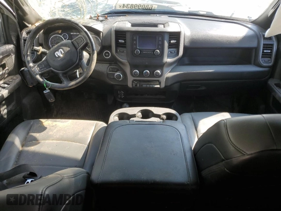 2023 Ram 2500 Tradesman with VIN 3C6UR5HJ8PG610307, listed as a Copart auction lot 68099834 with 0 mi miles and Salvage Title. Bid and sale history available at carsss.com. Image 8.