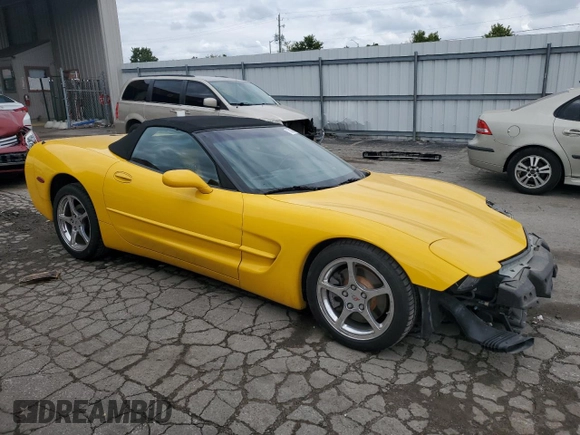 2001 Chevrolet Corvette with VIN 1G1YY32G815115286, listed as a Copart auction lot 73087914 with 83,021 mi miles and Salvage Title. Bid and sale history available at carsss.com. Image 4.