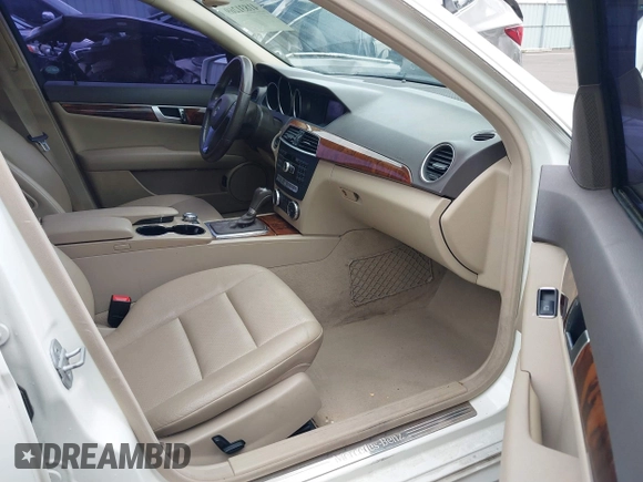 2012 Mercedes-Benz C 300 Sport with VIN WDDGF8BB3CR212908, listed as a IAAI auction lot 41831269 with 152,346 mi miles and . Bid and sale history available at DreamBid. Image 5.