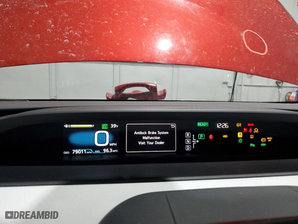 2017 Toyota Prius Prime Plus with VIN JTDKARFP6H3000853, listed as a Copart auction lot 88701105 with NaN miles and Salvage Title. Bid and sale history available at carsss.com. Image 9.