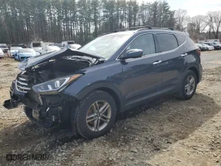 2017 Hyundai Santa Fe Sport 2.4L with VIN 5NMZUDLB8HH014384, listed as a Copart auction lot 50825675 with 57,388 mi miles and Salvage Title. Bid and sale history available at carsss.com. Image 1.